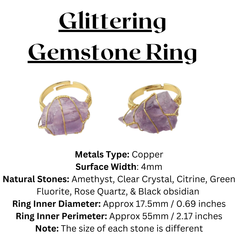 Glittering Gemstone Ring