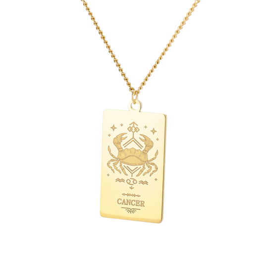 Sacred Gold Astrology Pendant